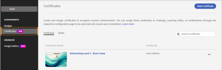 Een aangepast certificaat maken