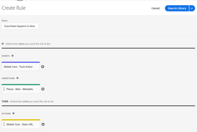 creeer een voorwaarde