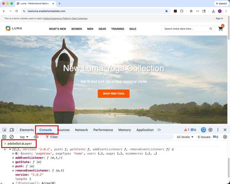 ​ adobeDataLayer gegevenslaag ​