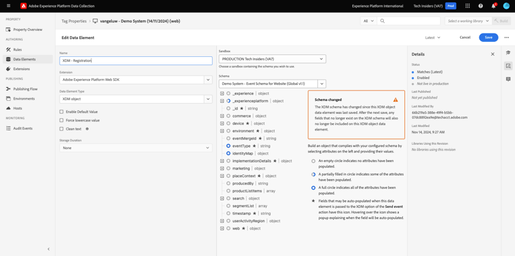Opstelling van de Lancering
