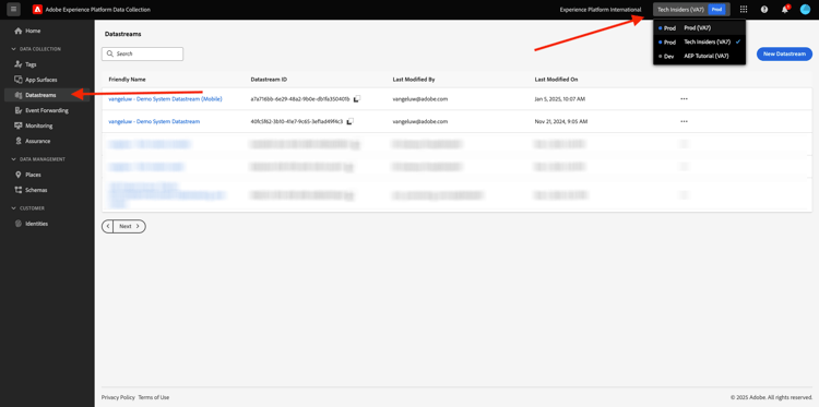 klik het pictogram van de Configuratie van Edge in de linkernavigatie