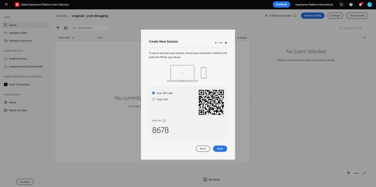 de Inzameling van Gegevens van Adobe Experience Platform