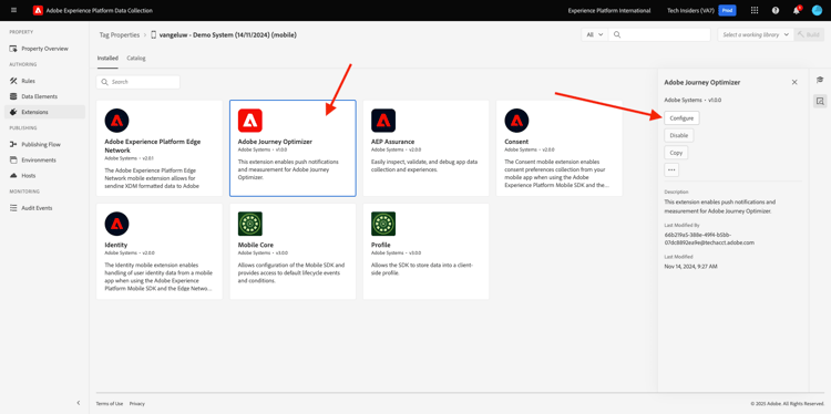 de Inzameling van Gegevens van Adobe Experience Platform