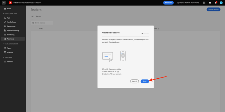 de Inzameling van Gegevens van Adobe Experience Platform