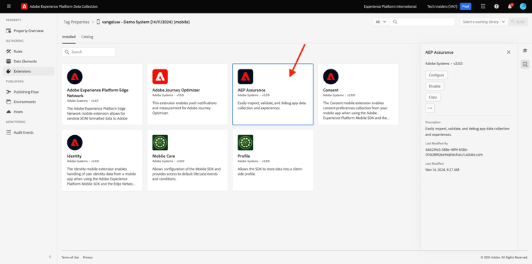 de Inzameling van Gegevens van Adobe Experience Platform