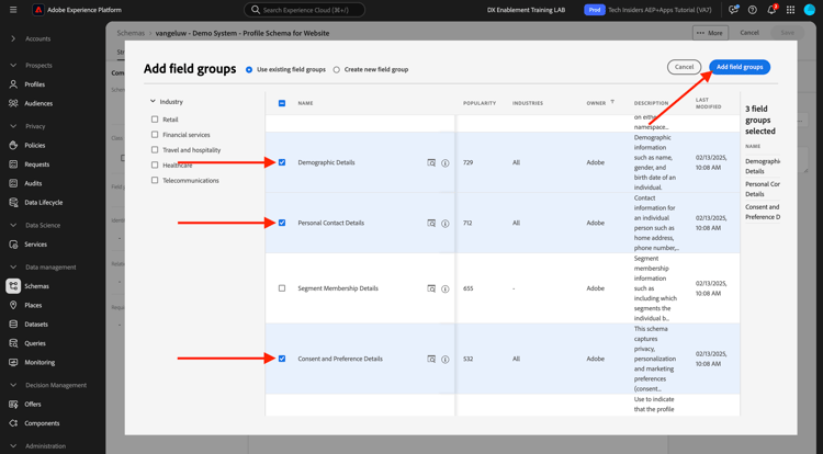 Ingestie van Gegevens