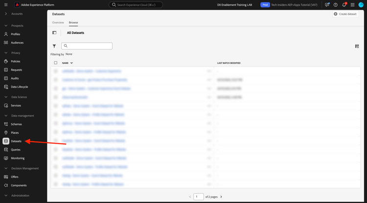 Ingestie van Gegevens