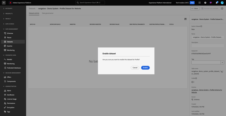 Ingestie van Gegevens