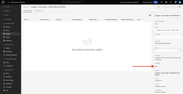 Ingestie van Gegevens