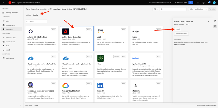 de Inzameling SSF van Gegevens van Adobe Experience Platform