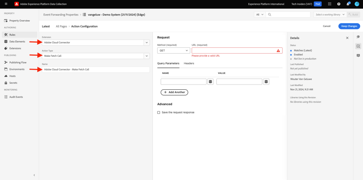 de Inzameling SSF van Gegevens van Adobe Experience Platform