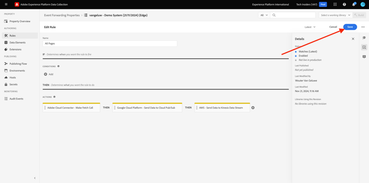 de Inzameling SSF van Gegevens van Adobe Experience Platform