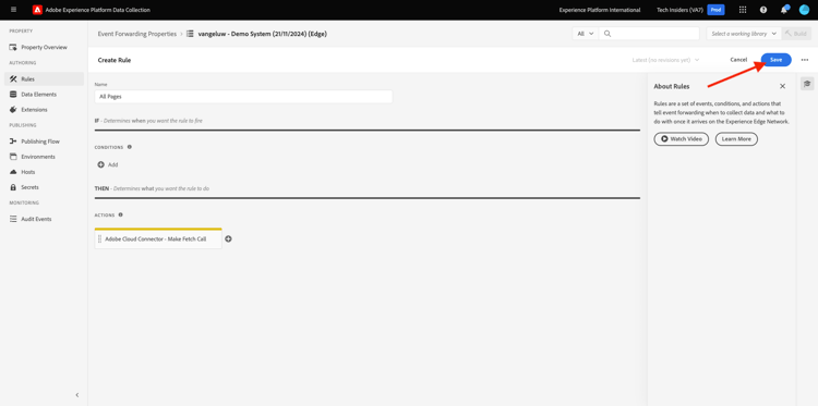 de Inzameling SSF van Gegevens van Adobe Experience Platform