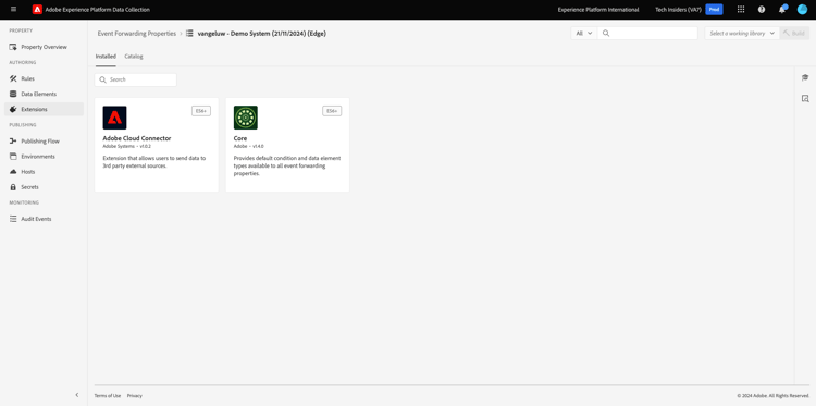 de Inzameling SSF van Gegevens van Adobe Experience Platform