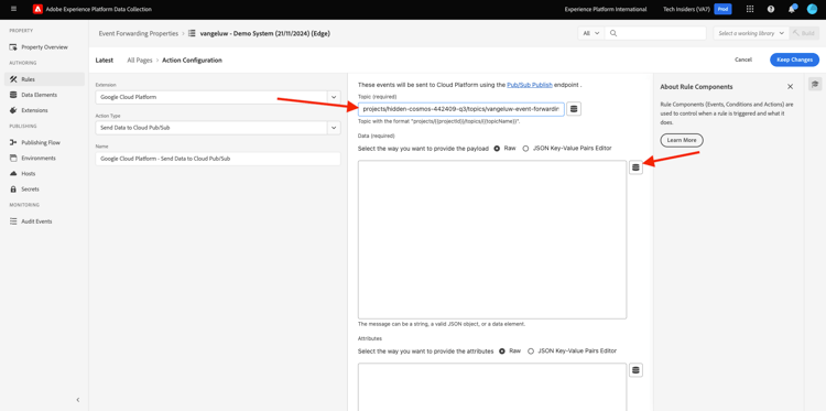 de Inzameling SSF van Gegevens van Adobe Experience Platform