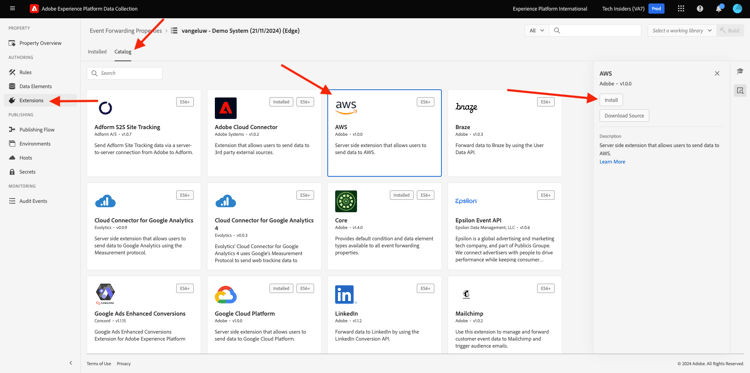 de Inzameling SSF van Gegevens van Adobe Experience Platform