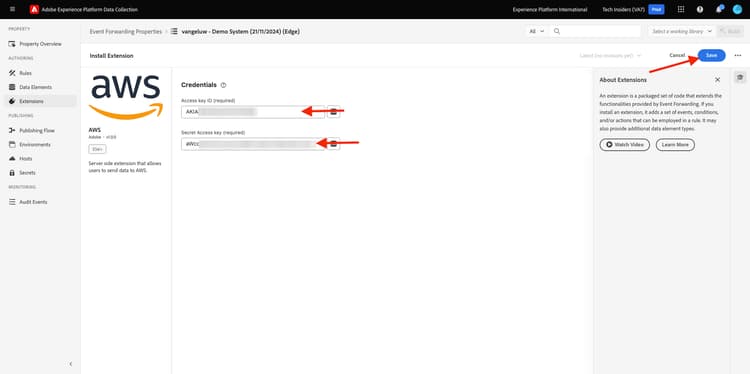 de Inzameling SSF van Gegevens van Adobe Experience Platform