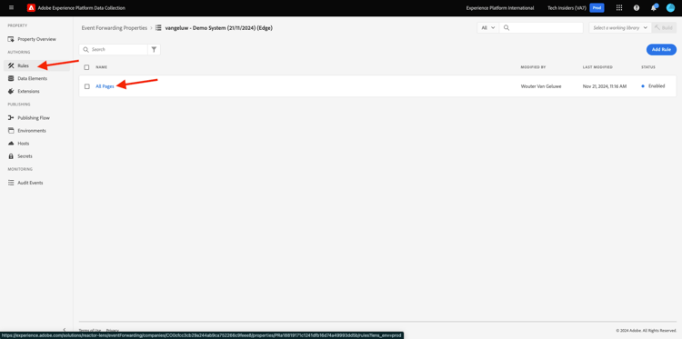 de Inzameling SSF van Gegevens van Adobe Experience Platform