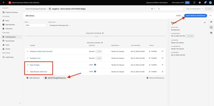 de Inzameling SSF van Gegevens van Adobe Experience Platform