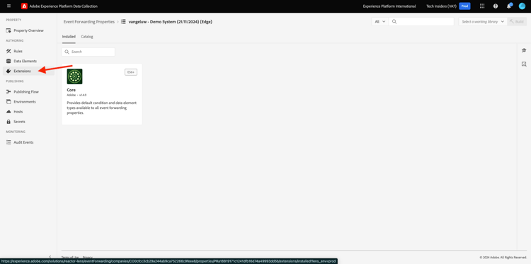 de Inzameling SSF van Gegevens van Adobe Experience Platform