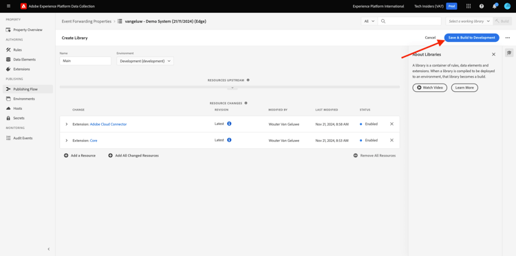 de Inzameling SSF van Gegevens van Adobe Experience Platform
