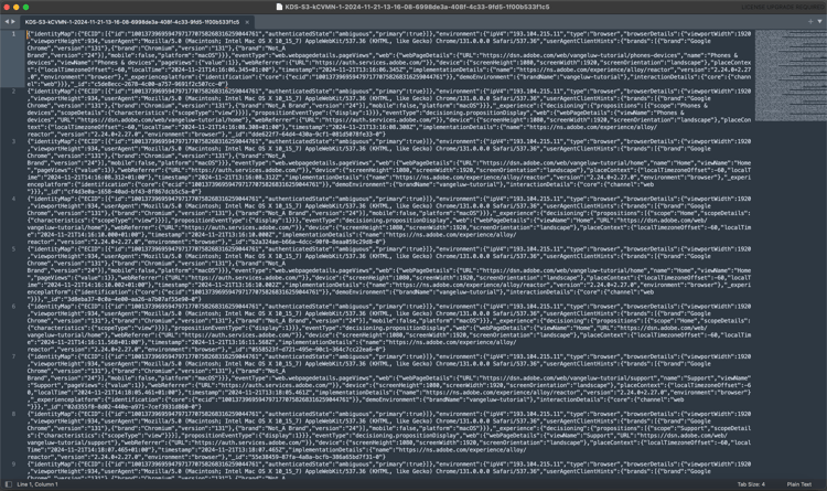 de Opstelling van de Inzameling van Gegevens van Adobe Experience Platform