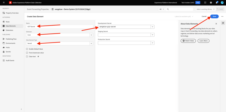 de Inzameling SSF van Gegevens van Adobe Experience Platform