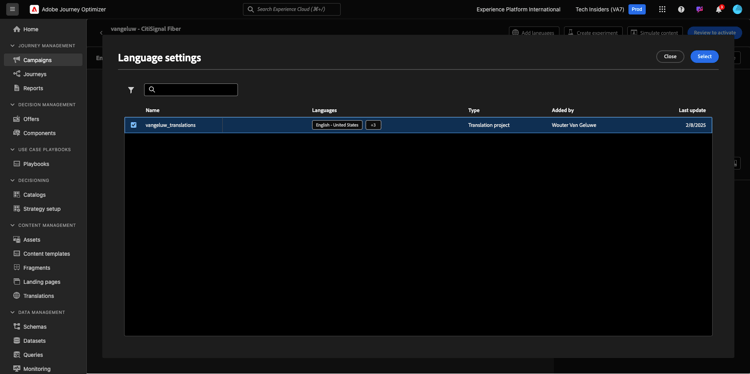 Journey Optimizer