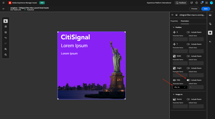 Dynamische Media van AEM Assets