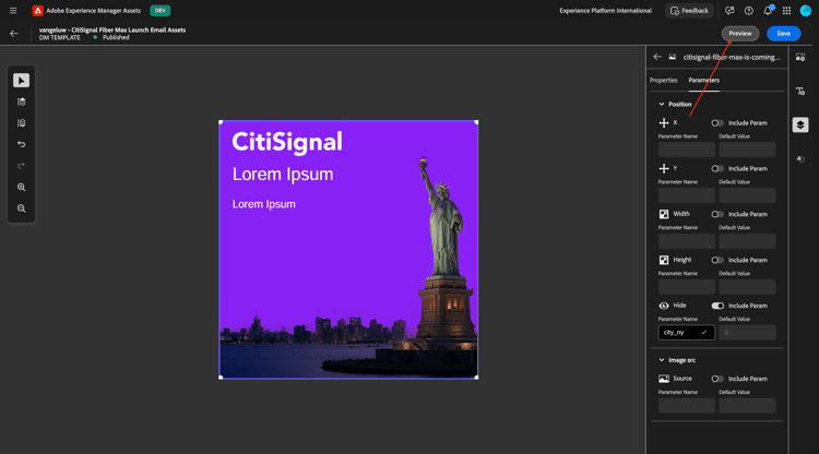 Dynamische Media van AEM Assets