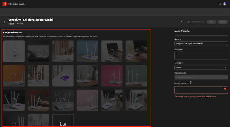 ​ Aangepaste Modellen van Firefly ​