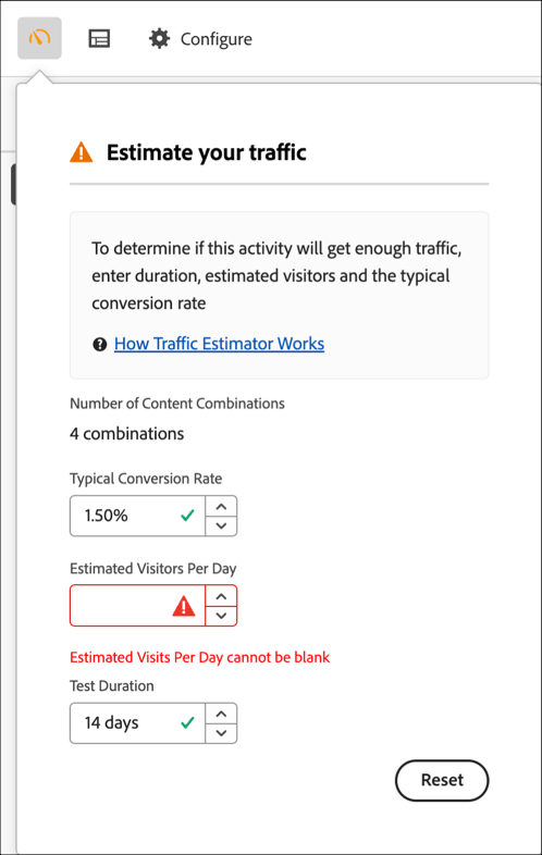 het gebruikersinterface van de schatter van het Verkeer