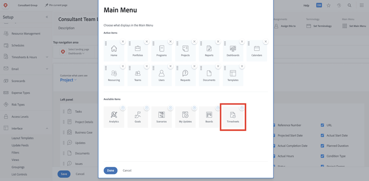Huis en HoofdMenu