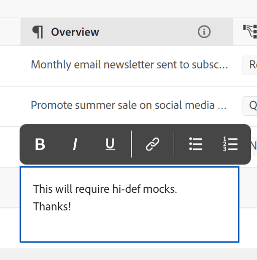 rijke teksttoolbar op paragraafgebied
