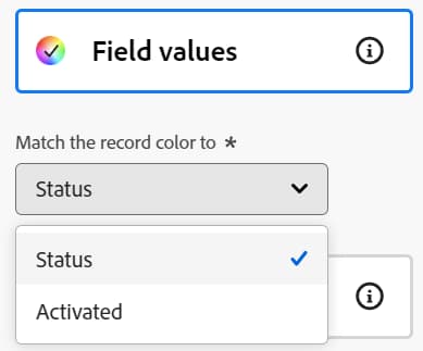 de selecteur van het Gebied drop-down menu in chronologiemening