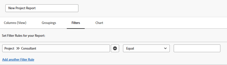 Consultant filter