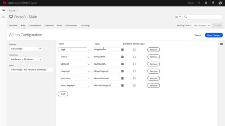 Parameters beheren en implementeren