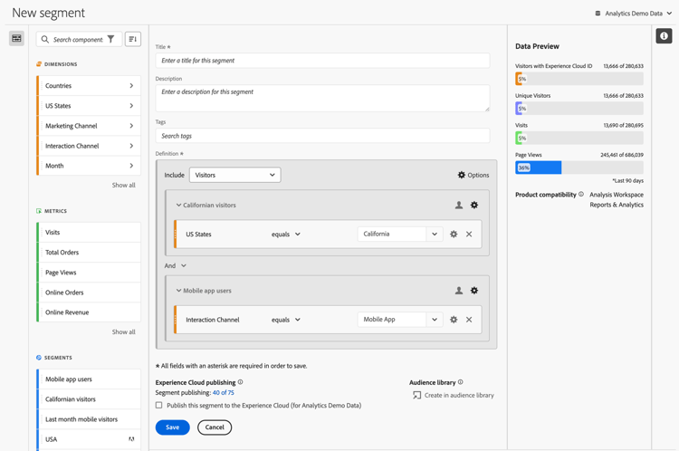 Segmento empilhado para CA e tablet