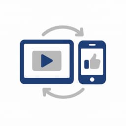 Sincronização de conteúdo entre plataformas