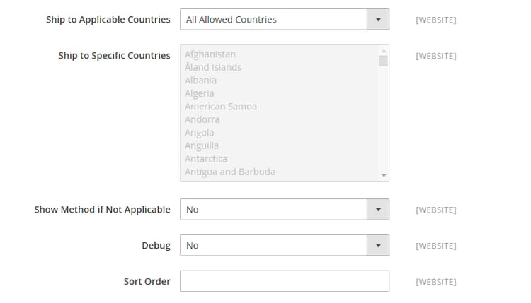 Países aplicáveis da DHL