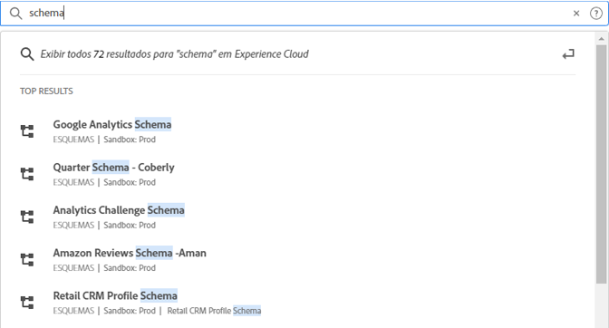 Pesquisa unificada na Experience Cloud