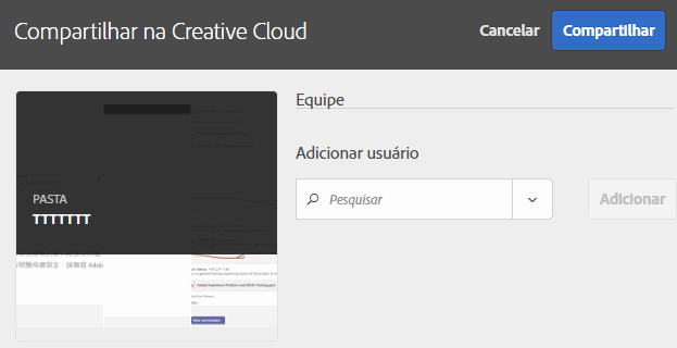 Adicionar um usuário da Creative Cloud