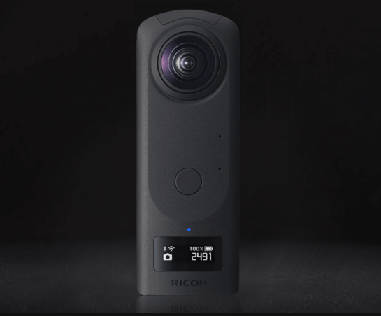 Imagem do produto da câmera de 360 graus Ricoh Theta