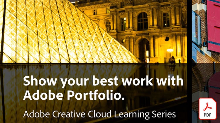 Mostre seu melhor trabalho com o Adobe Portfolio