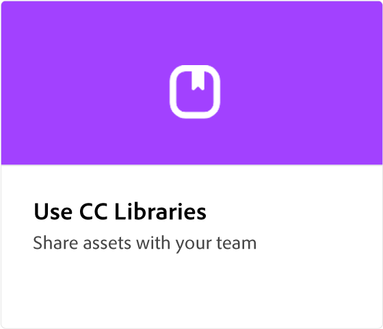 Usar o CC Libraries
