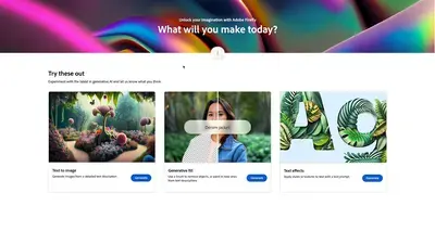 Visão geral do Adobe Firefly