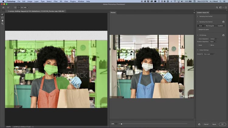 Editar imagens para corresponder à sua campanha