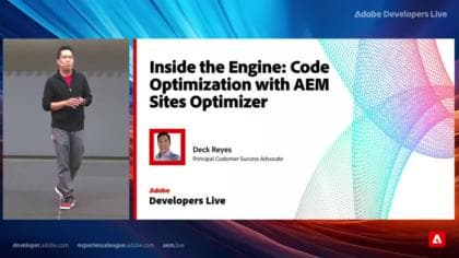 Otimizar código com o AEM Sites Optimizer