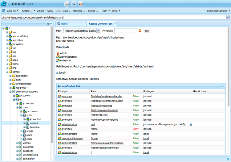 crx_access control_test