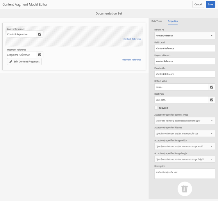 Referência de conteúdo